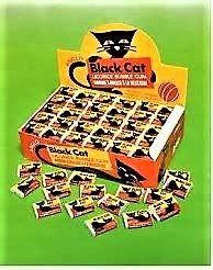 black cat chewing gum